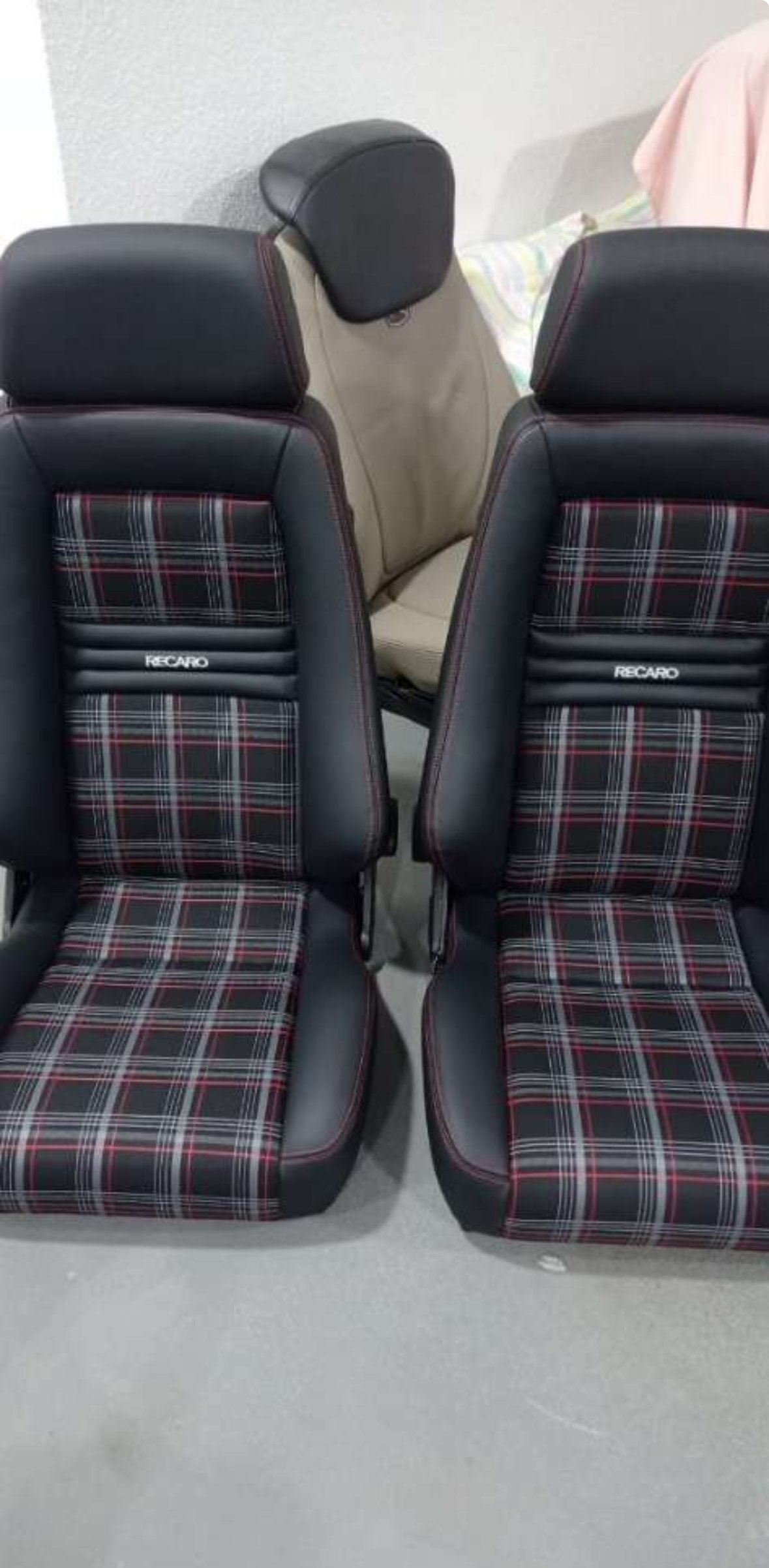 Recaro Sports Seats in Genuine Leather
